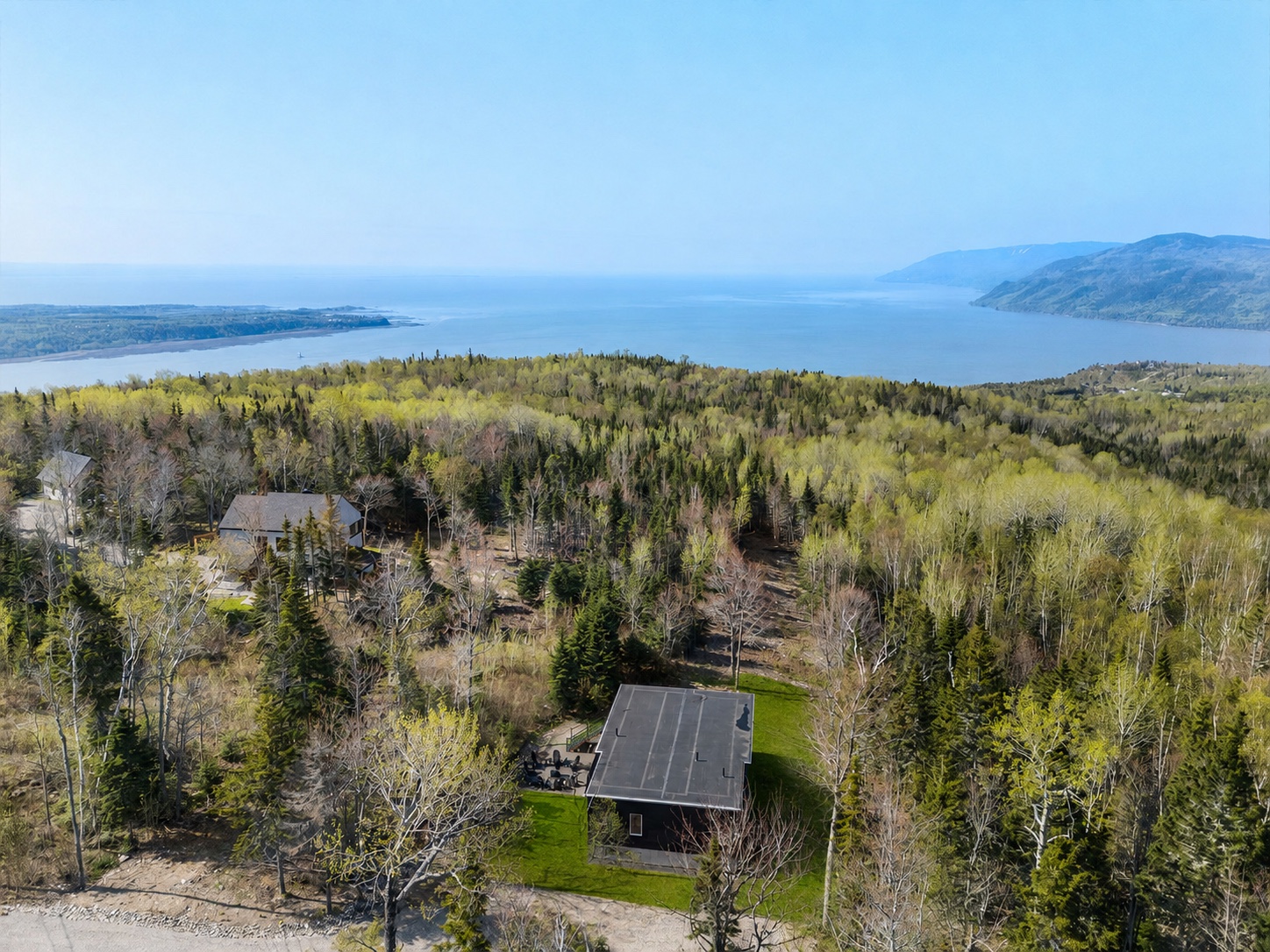 La Villa Évasion et le paysage de Charlevoix
